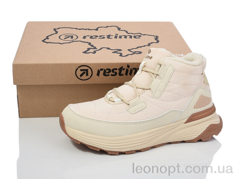 Черевики Restime HWZ24393 beige