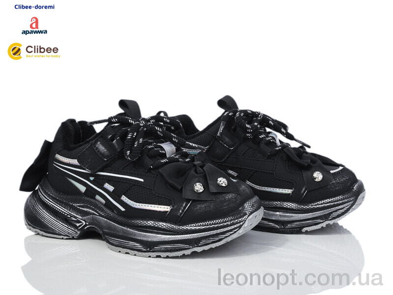 Кросівки Clibee-Doremi A8688009 black фліс