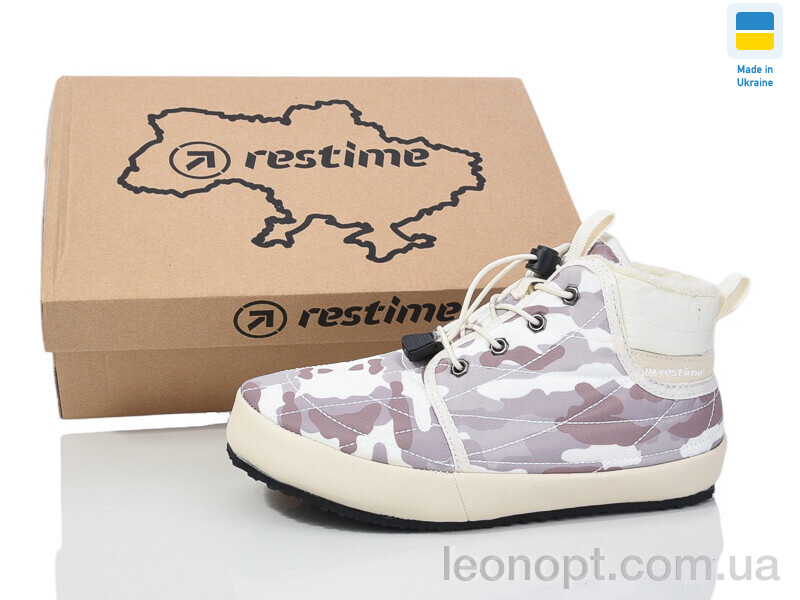 Кросівки Restime HWZ24381 beige military
