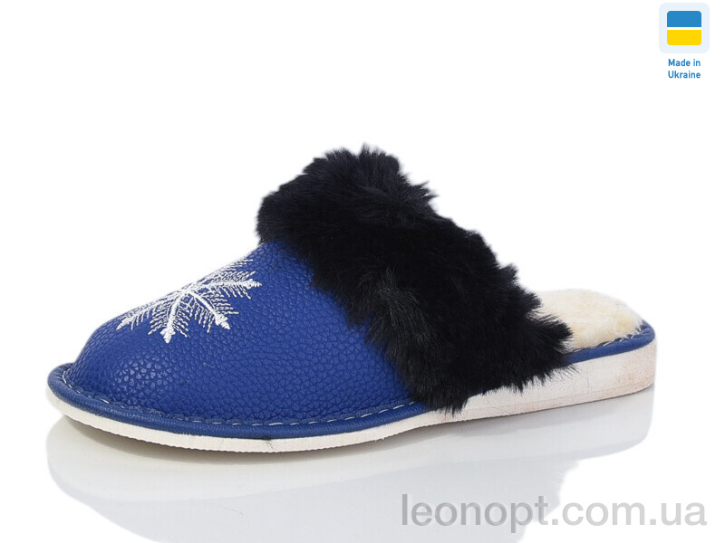 Тапки Lot Shoes Комнат. сніжинка синій