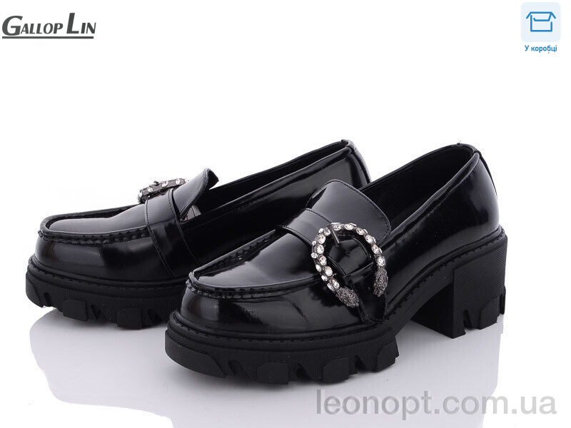 Туфлі Gallop Lin 103 чорний