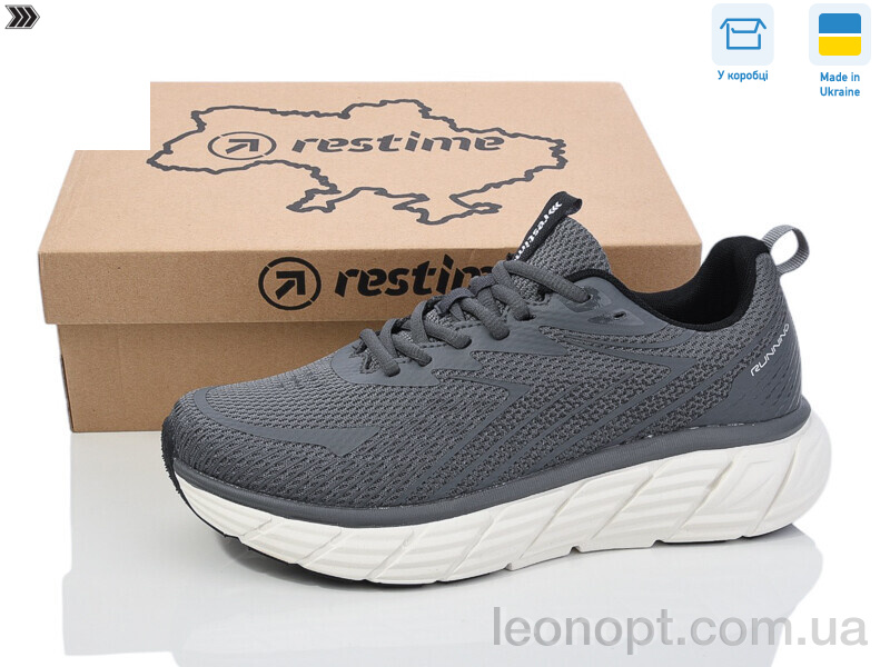 Кросівки Restime EML25449 d.grey