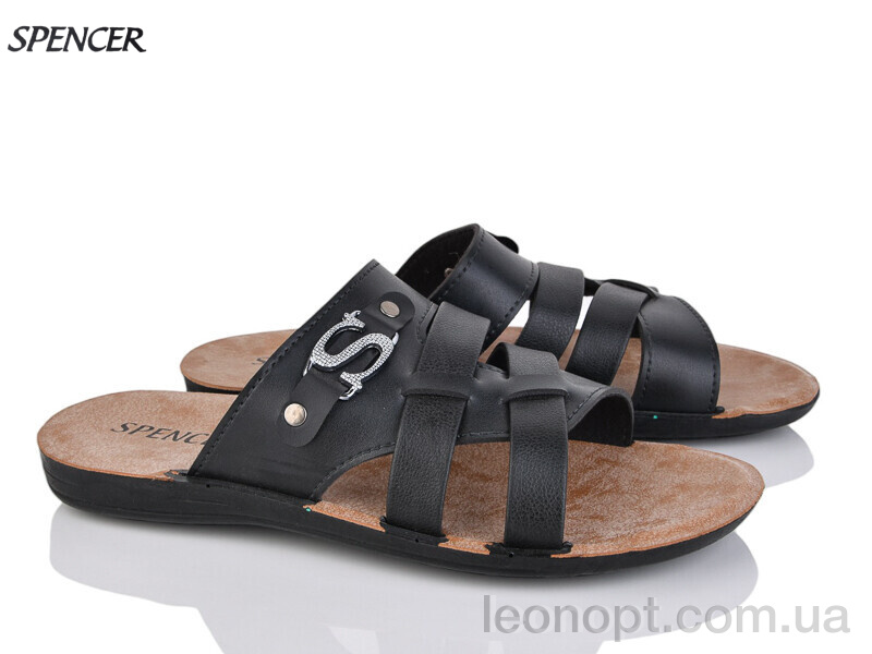 Шлепки Spencer 3554 чорний