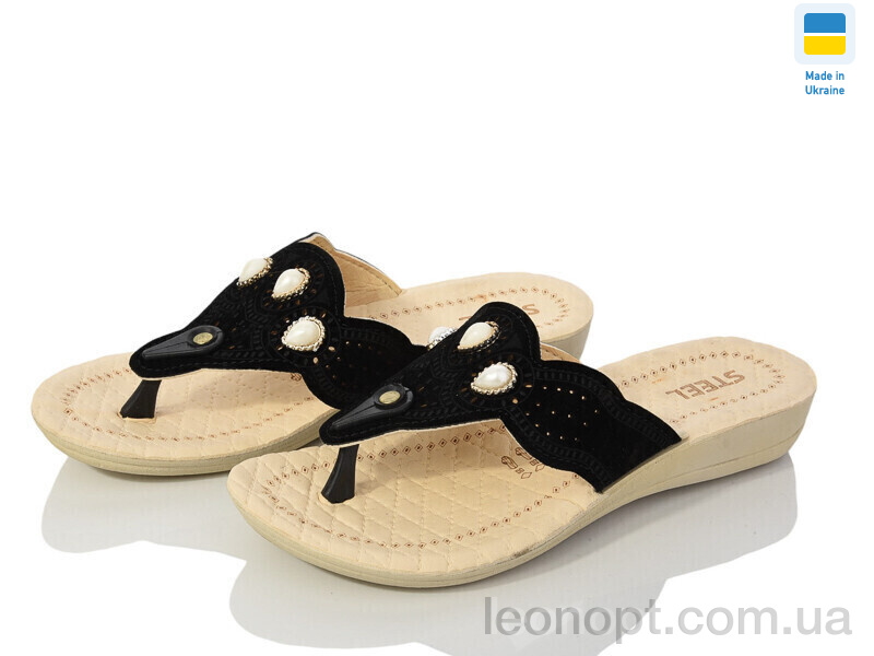 Шлепки DeMur 2024-047 black