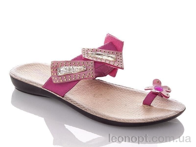 Шльопанці DeMur W07200-fuchsia
