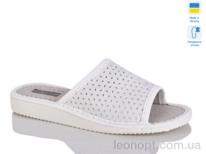Шльопанці Lot Shoes 1-9 білий комн.