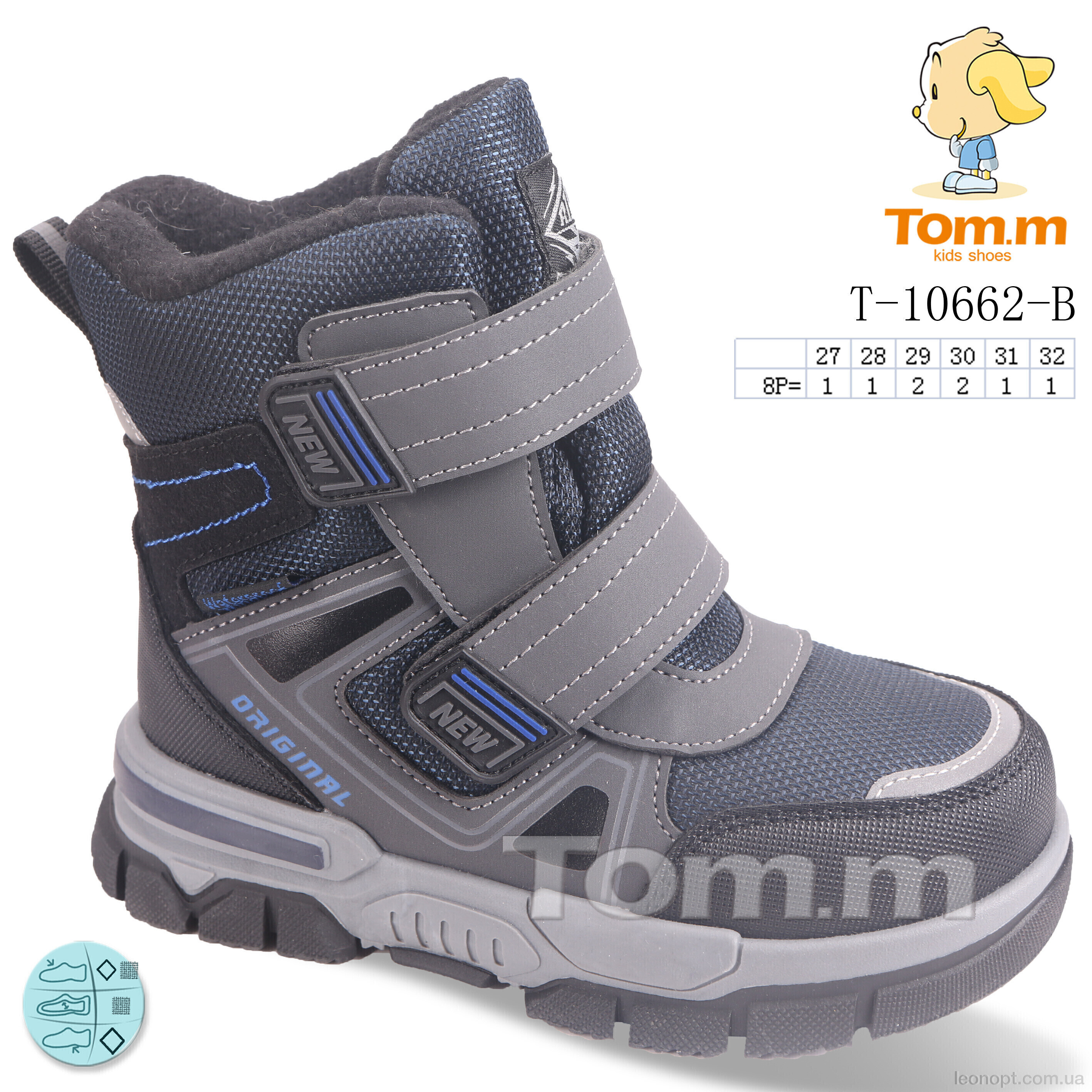 Ботинки Ok Shoes T-10662-B