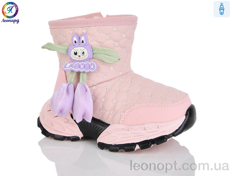Ботинки Леопард B8083 pink