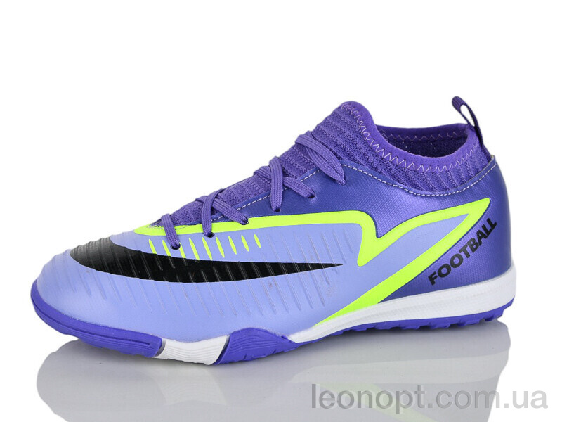 Футбольне взуття Presto 2501-1 бузковий