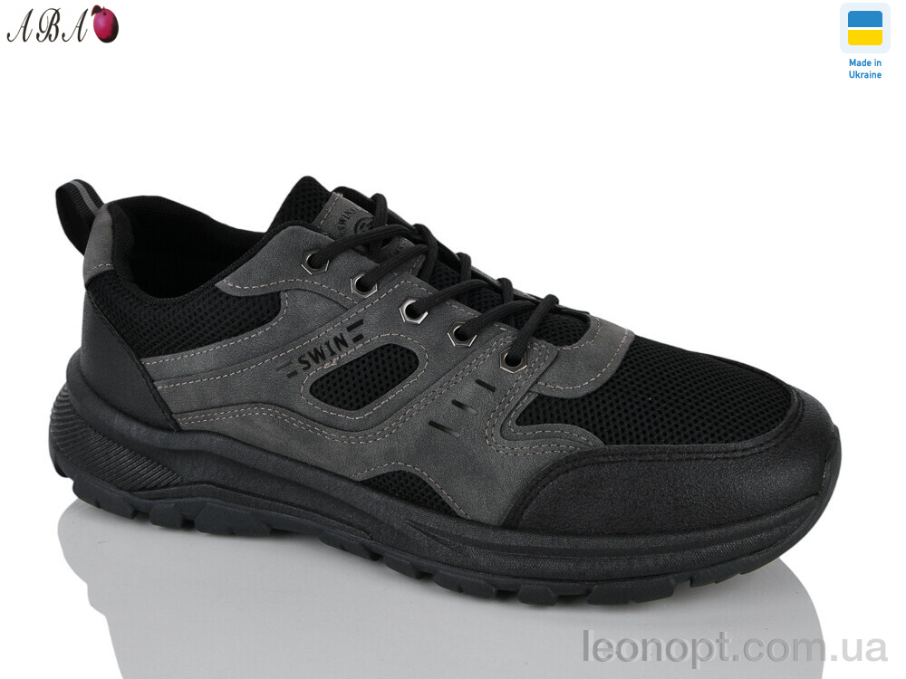 Кросівки Aba 10615 black-grey