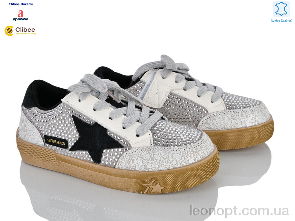 Кроссовки Clibee-Doremi A22657 white-grey
