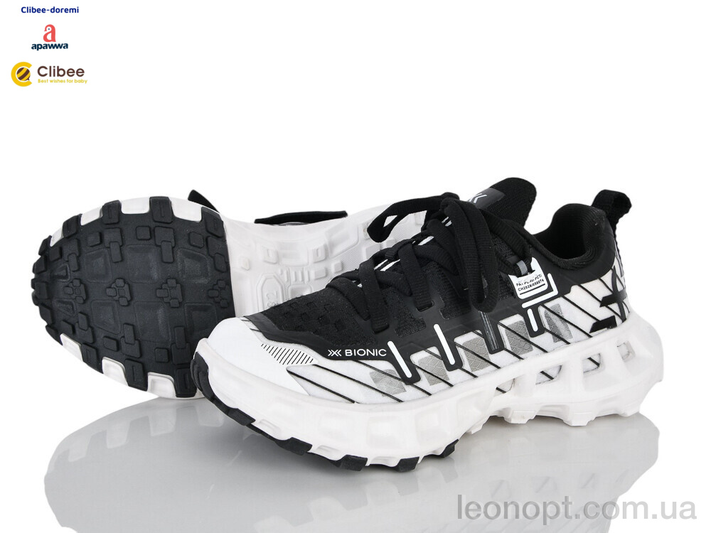 Кросівки Clibee-Doremi A6096 black-white