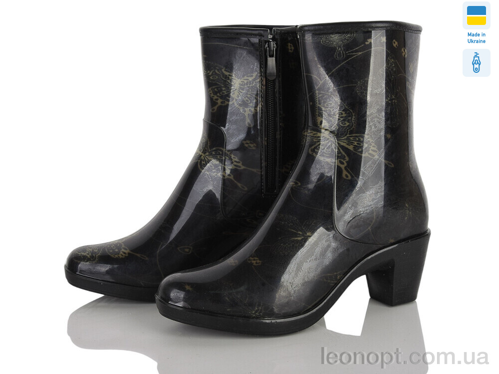 Гумове взуття Makers Shoes 001-193 чорний