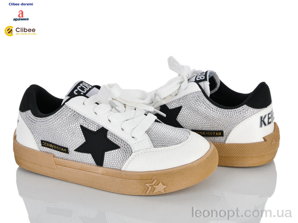 Кросівки Clibee-Doremi ABC261096-1 white-black
