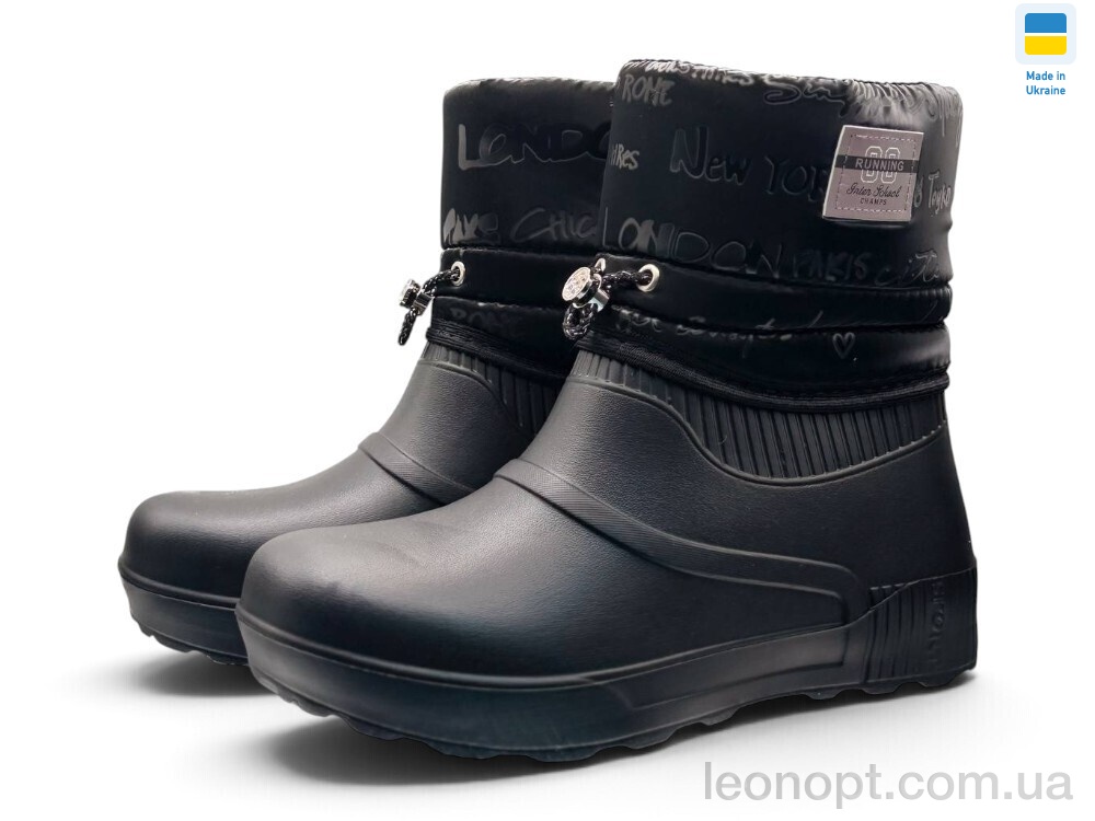 Чоботи з піни Rai shoes Е547 чорний