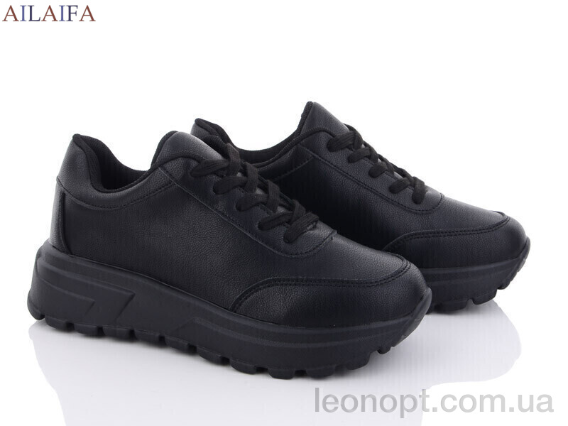 Кроссовки Ailaifa 2385 all black піна