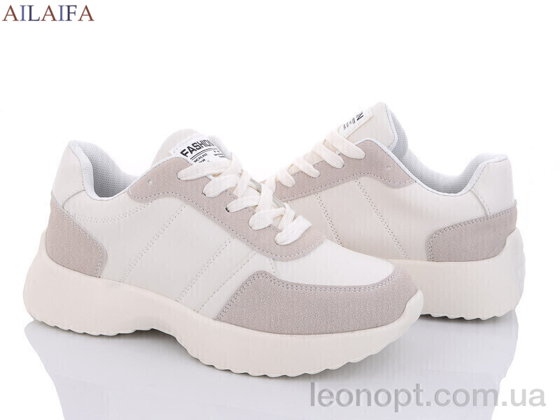 Кроссовки Ailaifa A2361 beige піна