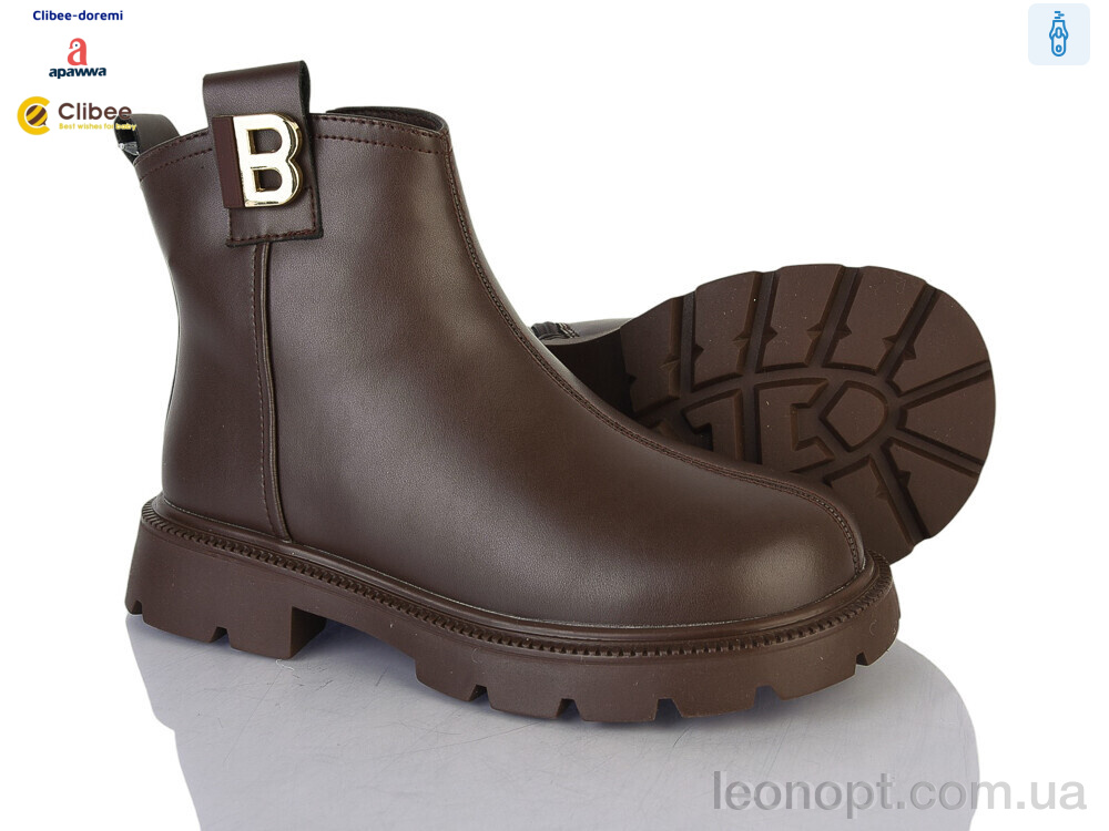 Черевики Clibee-Doremi A2637-1 brown єврозима