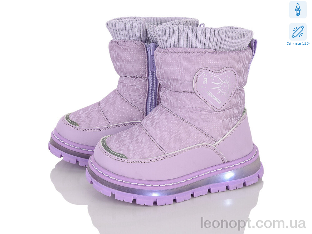 Ботинки Clibee-ShoSho D6915P-1 purple LED
