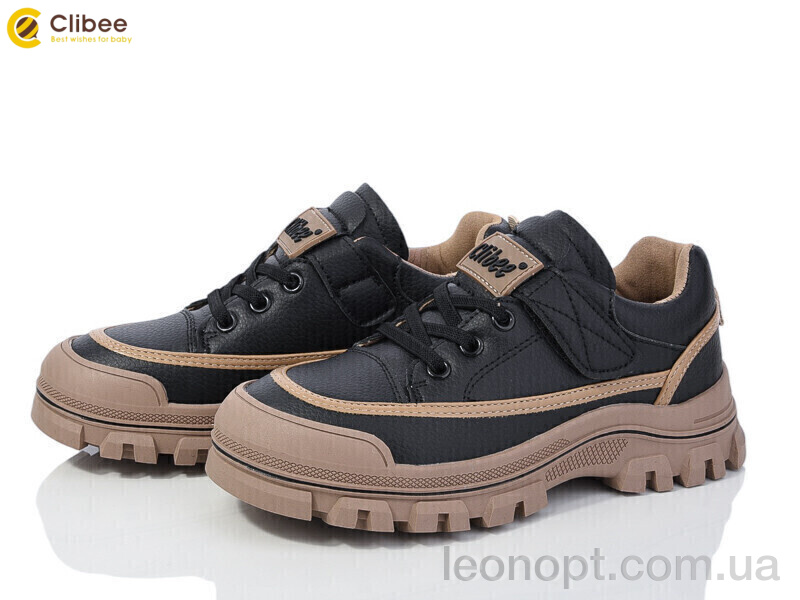 Кросівки Clibee LC101 black-khaki