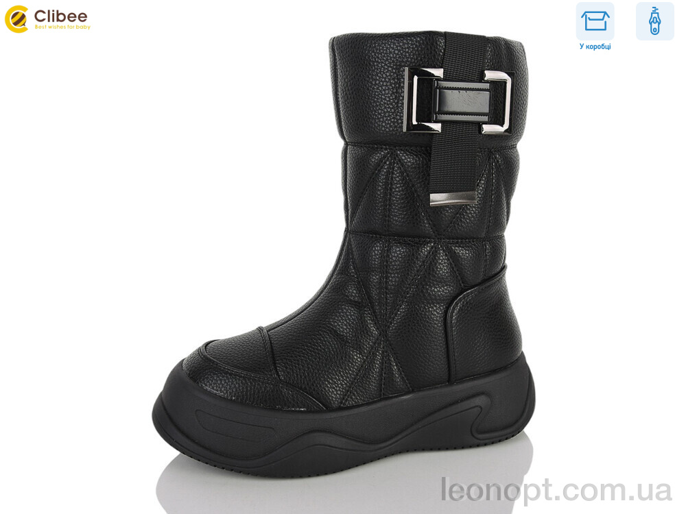 Сапоги Clibee A2328-3A black