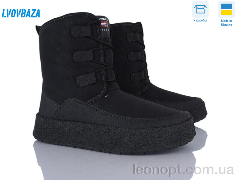 Ботинки Lvovbaza Paolla Comfort 2 чорний