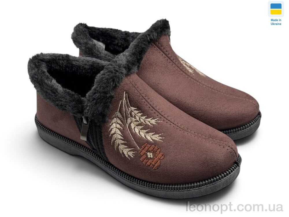 Капці Rai shoes РТ13 коричневий