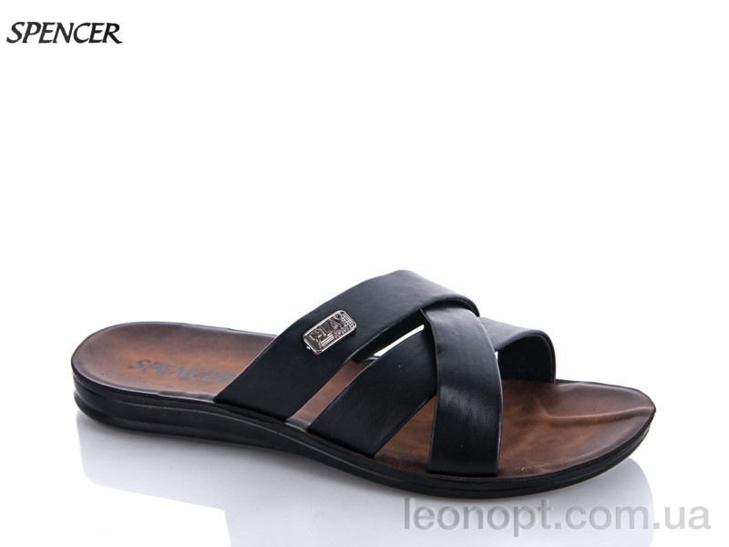 Шльопанці Spencer 4310 чёрный лак