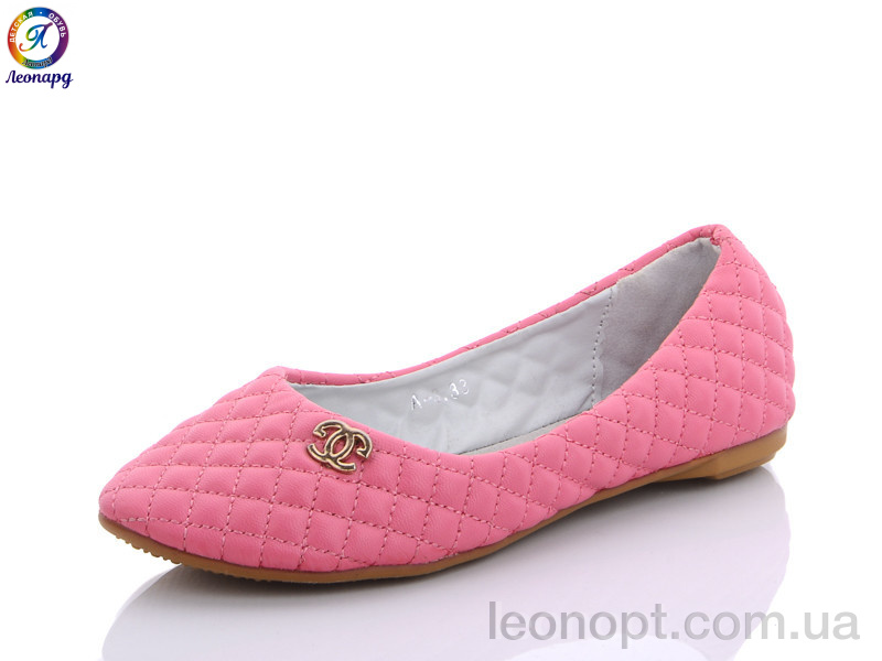 Балетки Леопард A3 pink