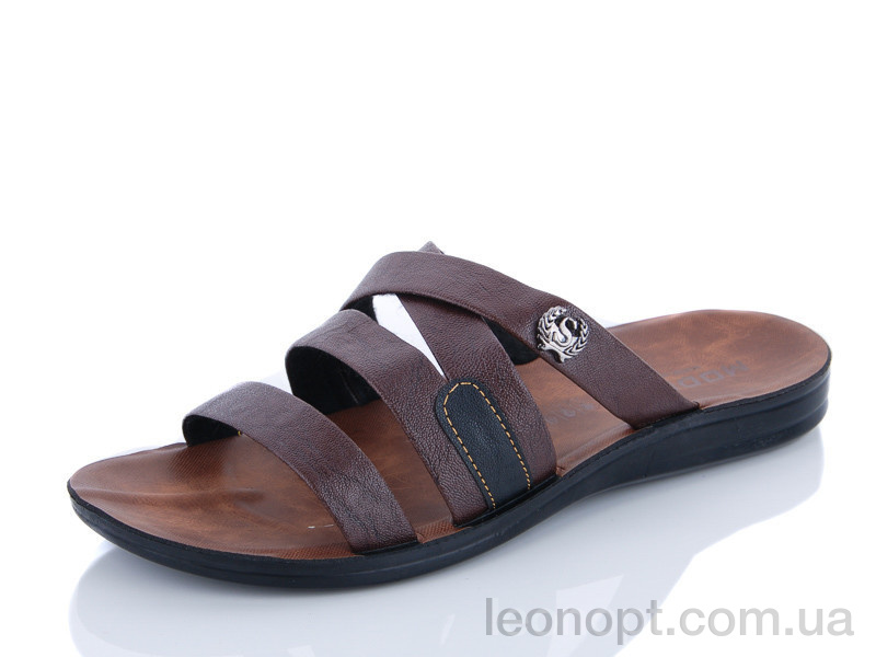 Шльопанці Makers Shoes 3528 коричневый
