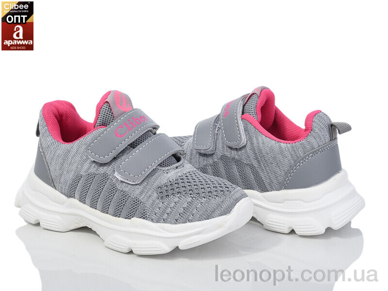 Кросівки Clibee L16 grey-pink