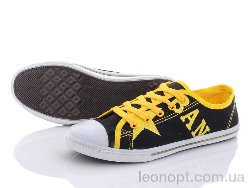 Кеди Zelart OB3370 black-yellow