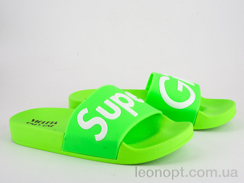 Шлепки Violeta 8-305 green
