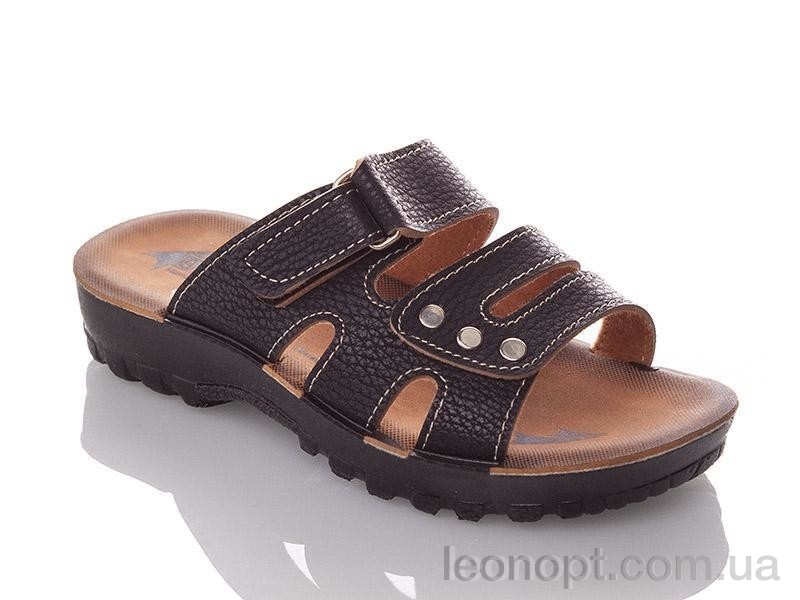 Шлепки DeMur B711-black