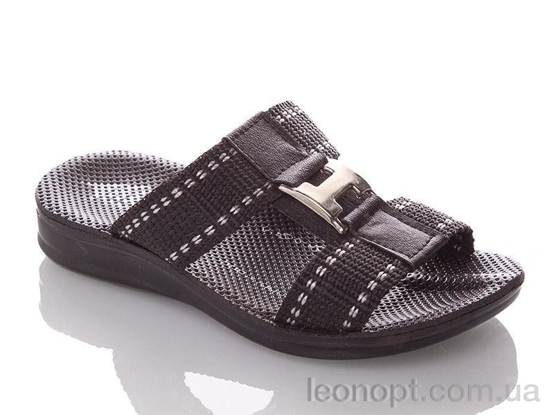 Шлепки DeMur BH-B-black-white