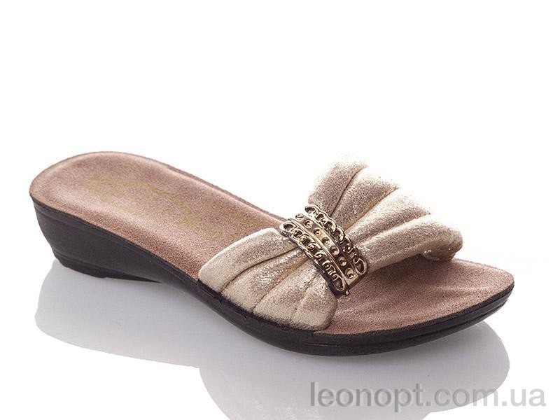 Шлепки DeMur G809B-beige