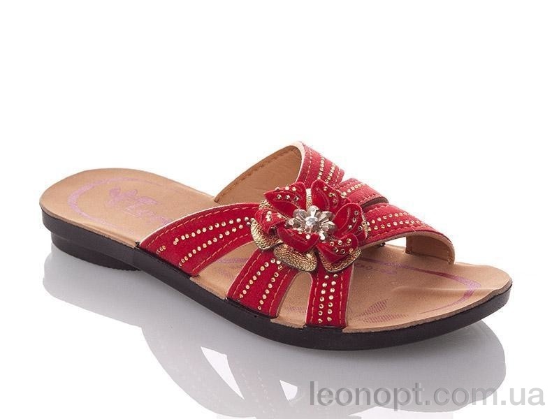 Шлепки DeMur GElena-N1B-red