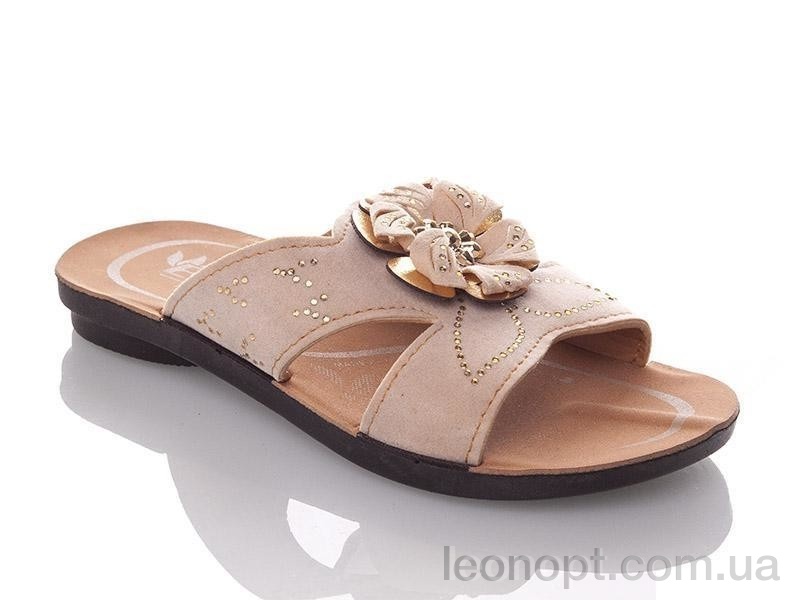 Шлепки DeMur GElena-N2B-beige
