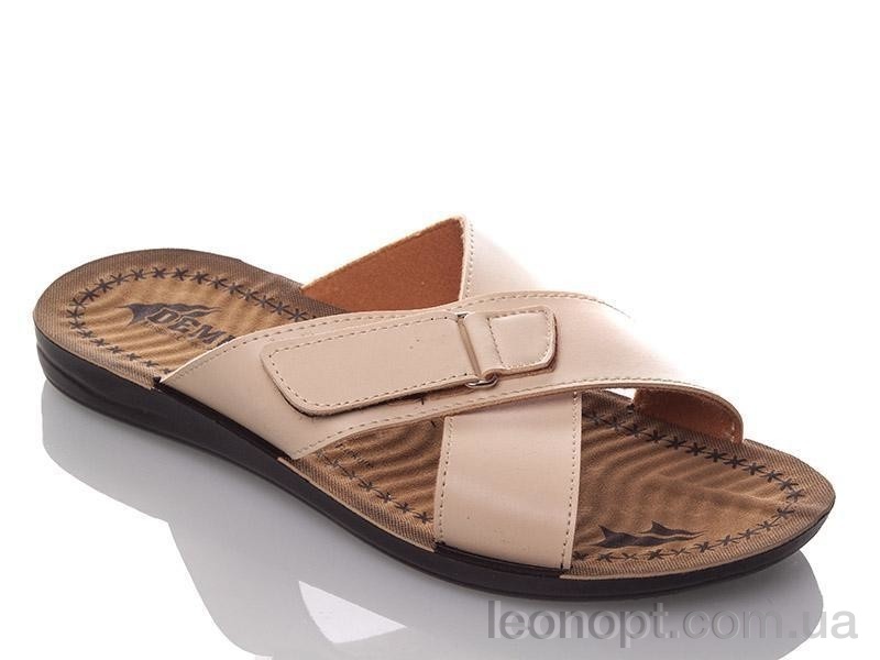 Шлепки DeMur M6377 beige
