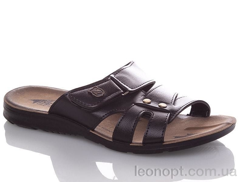 Шлепки DeMur M6843M-black