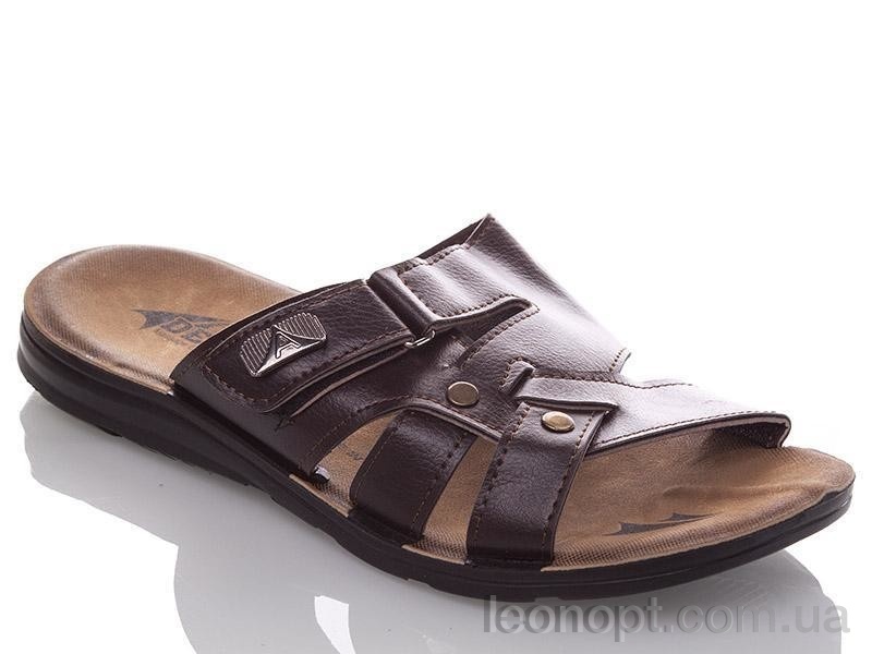 Шлепки DeMur M6844M brown