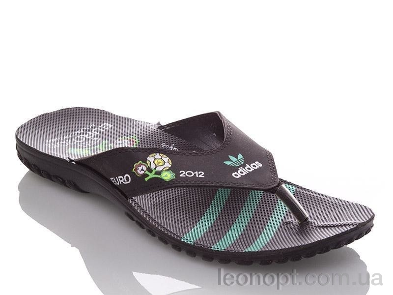 Шлепки DeMur MA black-green V
