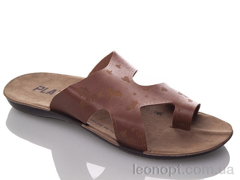 Шлепки DeMur MKamuf brown