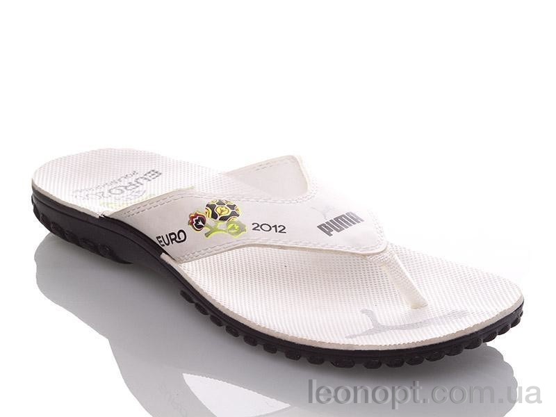 Шлепки DeMur MP white-grey V