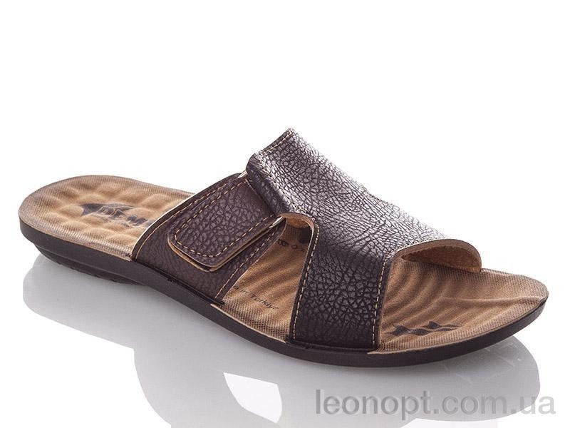 Шлепки DeMur P5321 black-brown