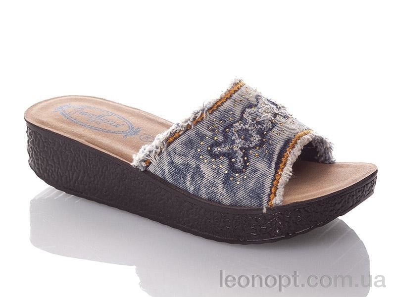 Шлепки DeMur W305-blue