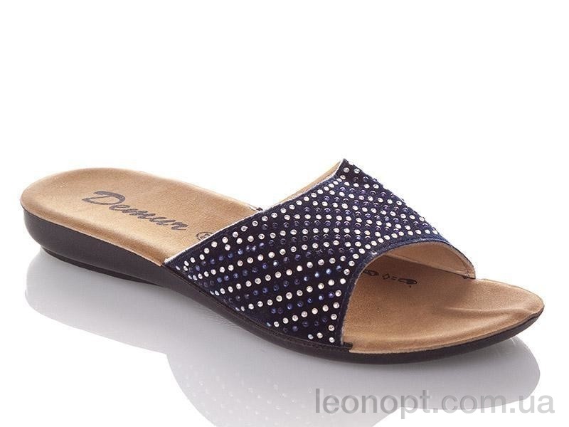 Шлепки DeMur W3050-blue