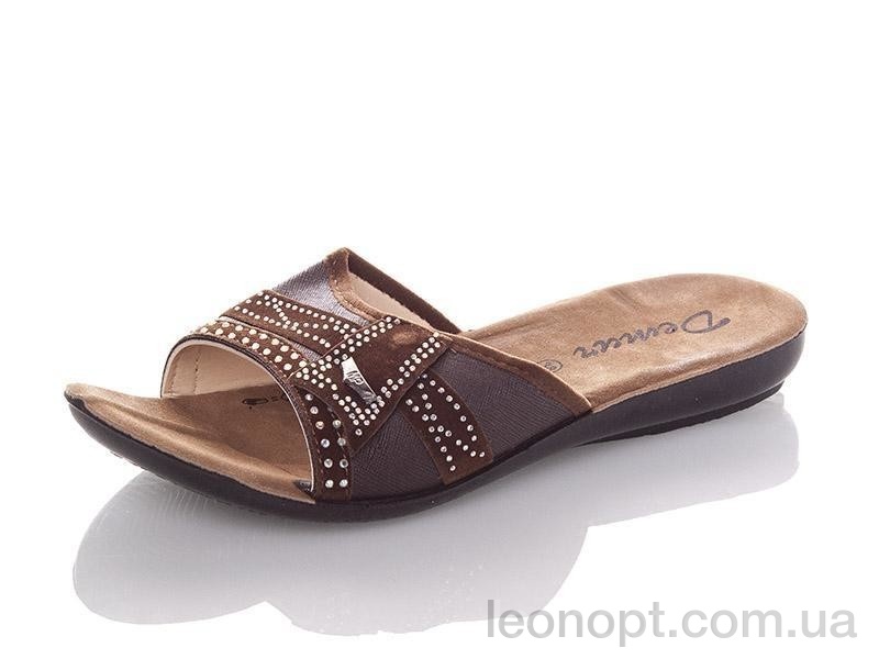 Шльопанці DeMur W3053-brown