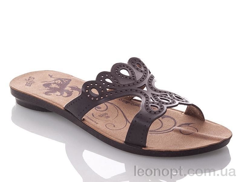 Шлепки DeMur W6208-black