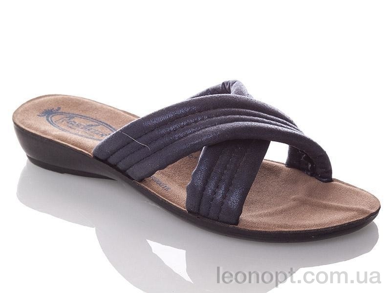 Шлепки DeMur W7153-blue